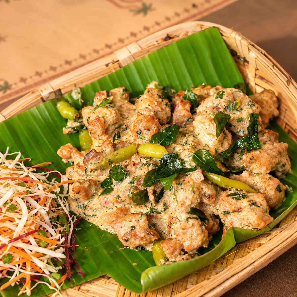 Kothimeera Kodi, chicken in creamy coriander gravy